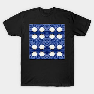 White stones on blue background T-Shirt